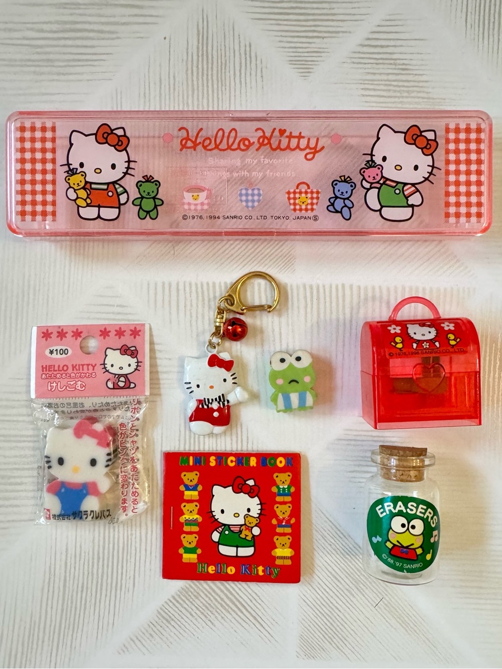 Vintage 90s Hello Kitty Stationery & Accessories Set